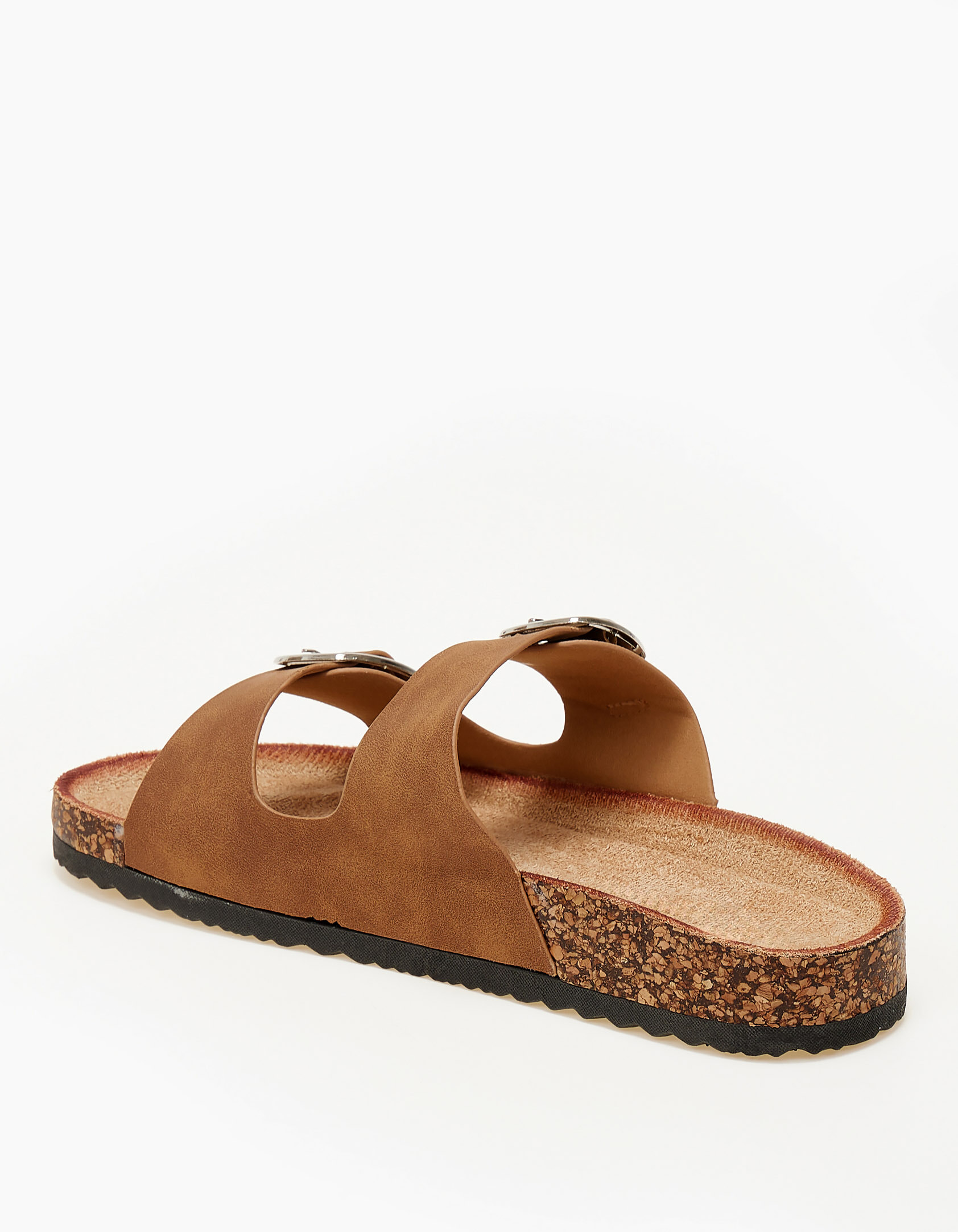 Σανδάλια flatform με ρυθμιζόμενα λουράκια - Καφέ φωτογραφία