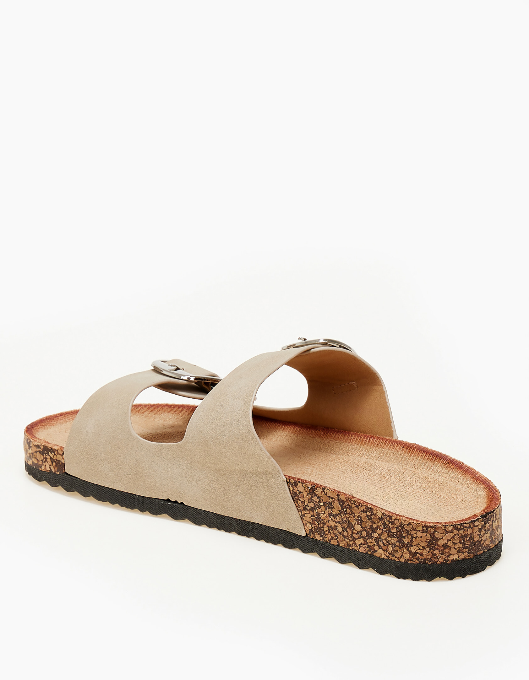 Σανδάλια flatform με ρυθμιζόμενα λουράκια - Μπεζ φωτογραφία