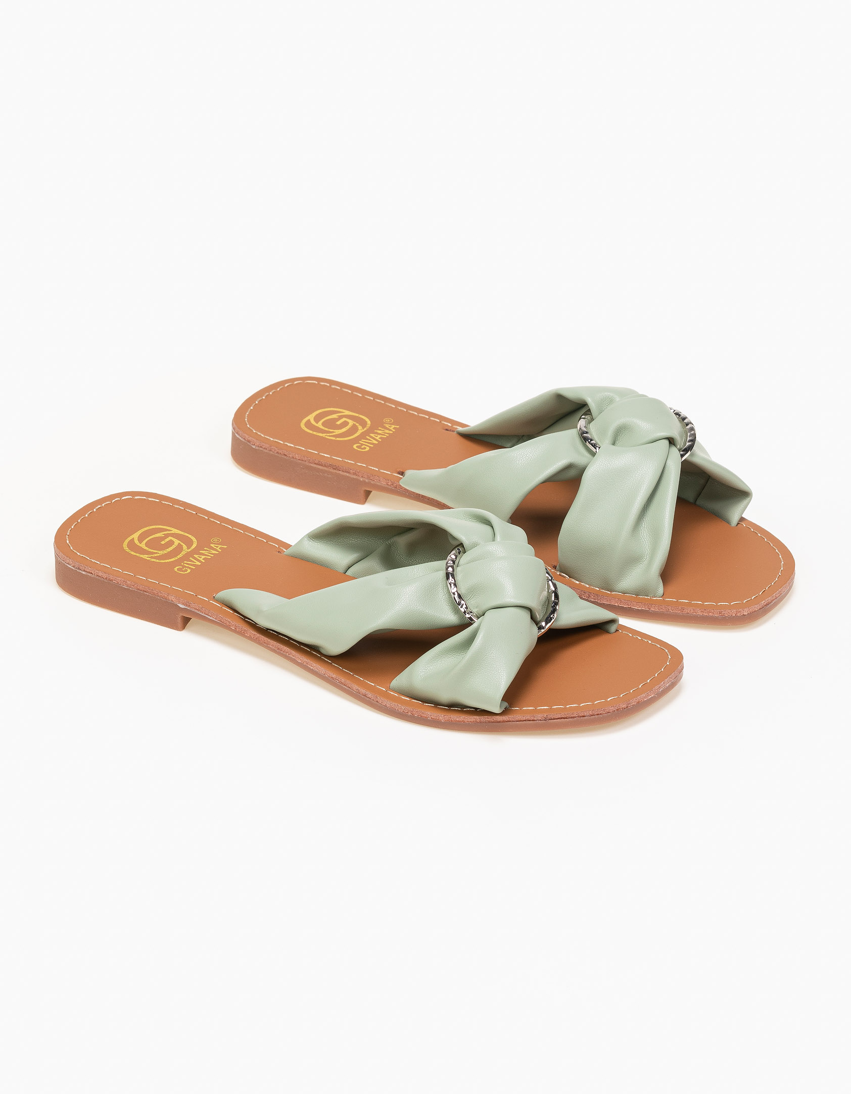 Slides με διακοσμητικό κρίκο - Μέντα