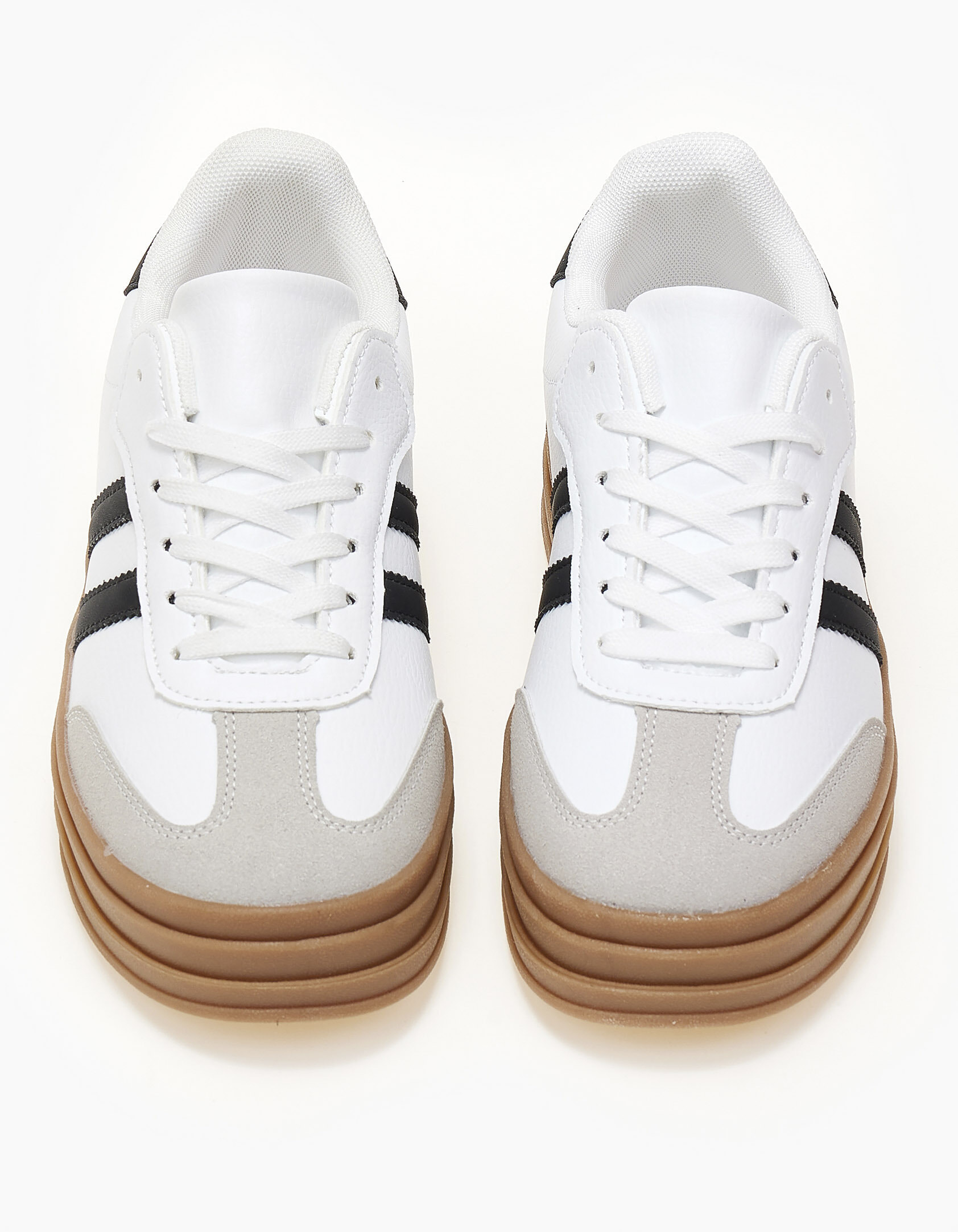 Sneakers basic δίσολα - Μαύρο φωτογραφία