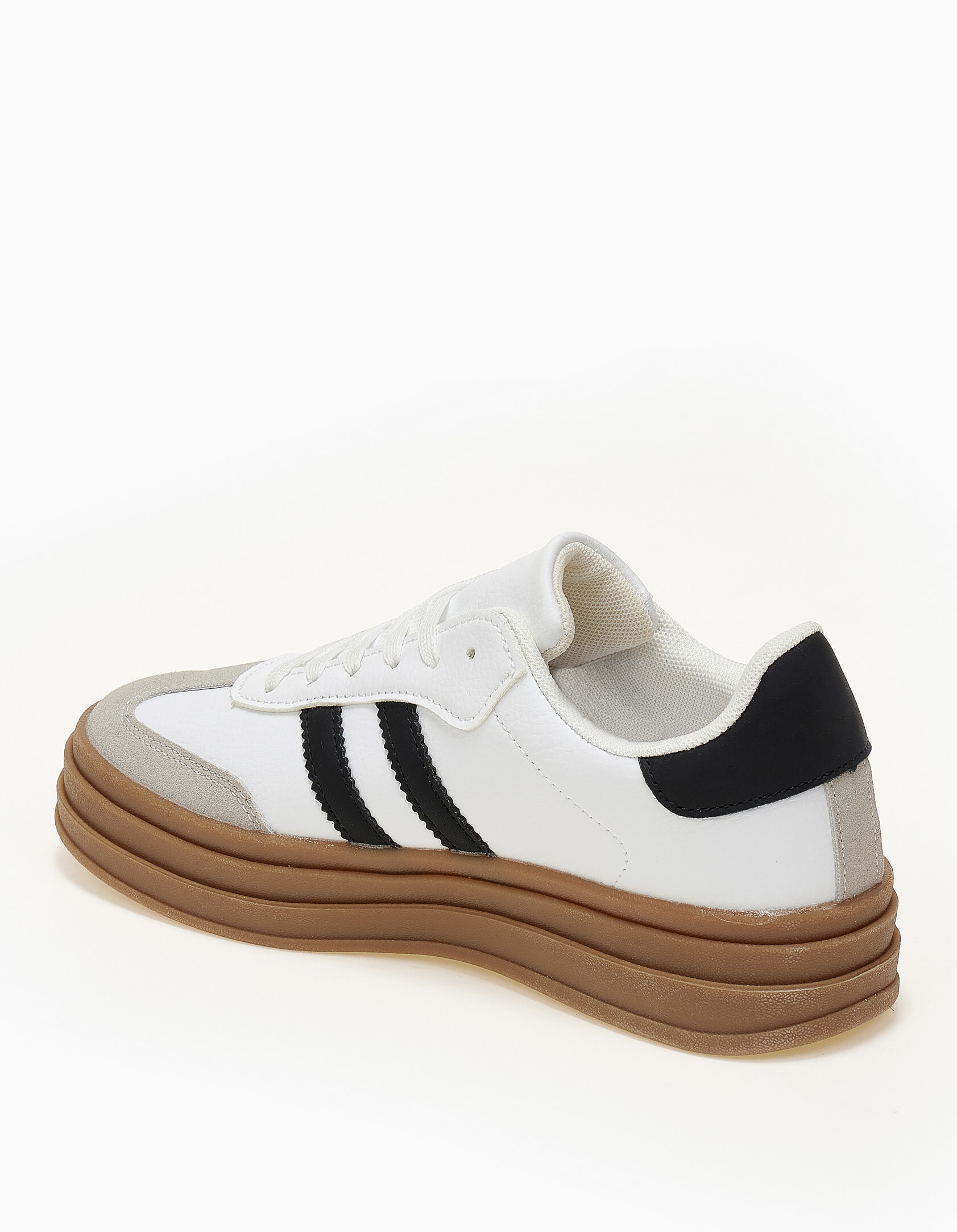 Sneakers basic δίσολα - Μαύρο φωτογραφία