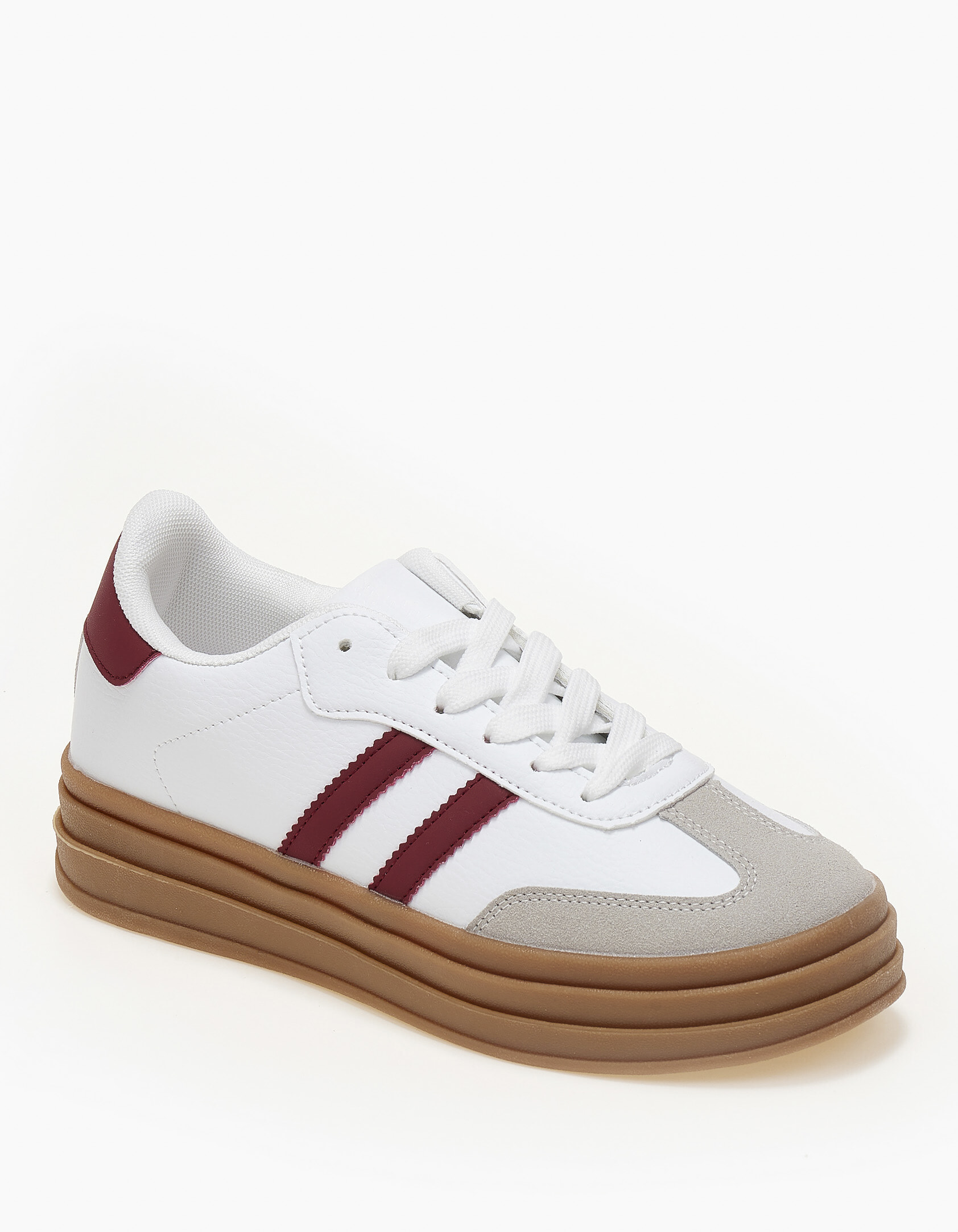 Sneakers basic δίσολα - Μπορντώ