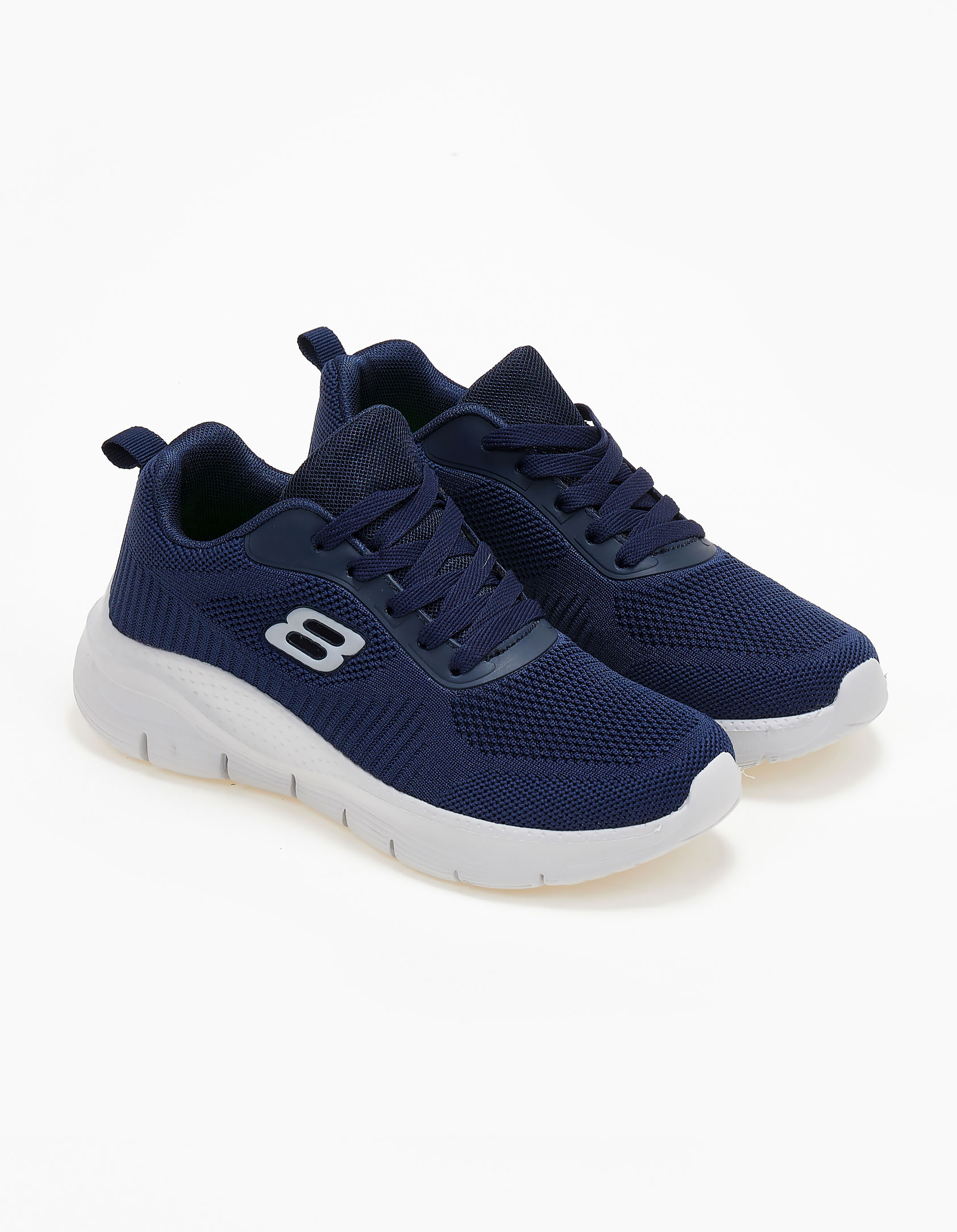 Sneakers με κορδόνια - Μπλε