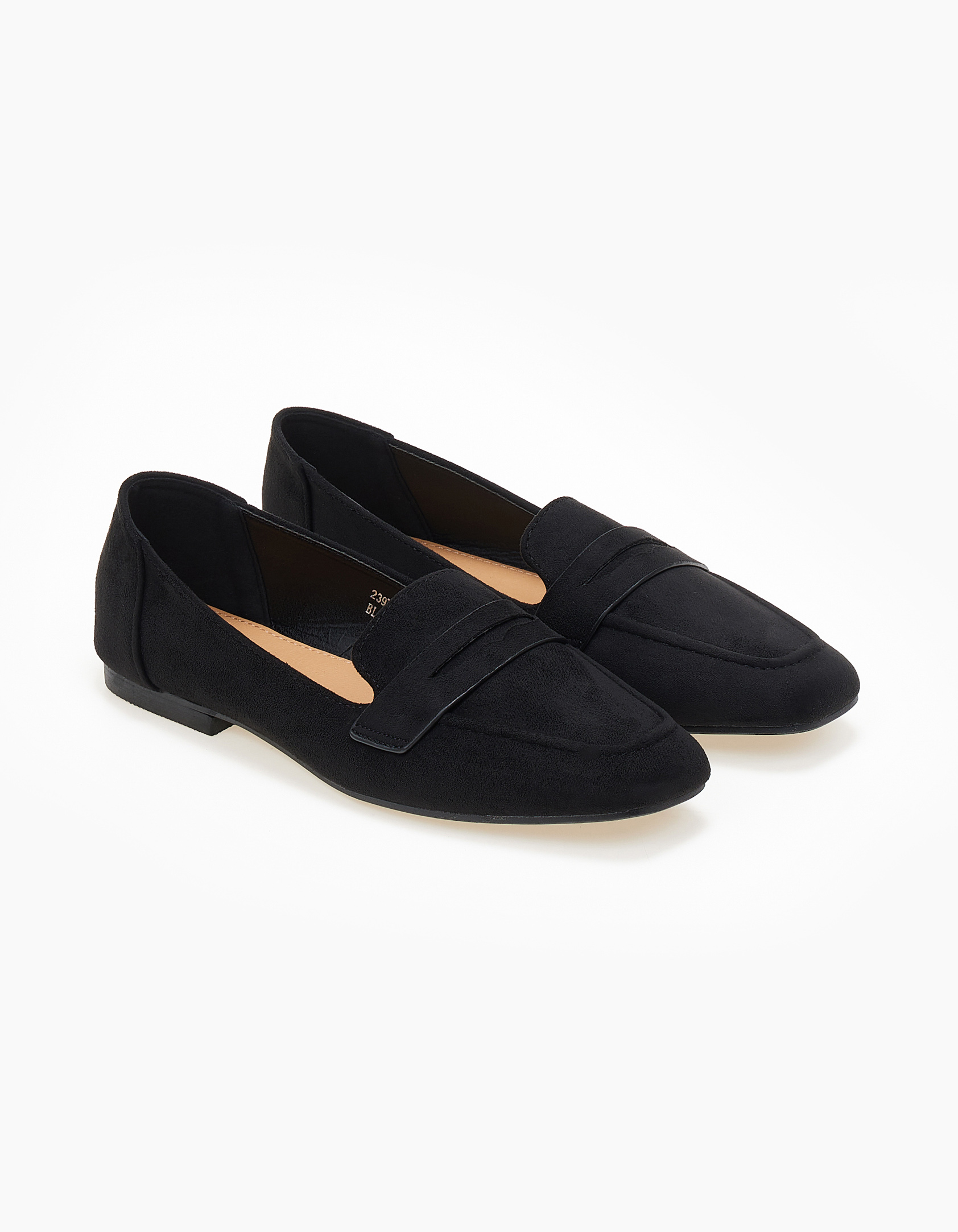 Suede loafers - Μαύρο Παπούτσια > Μοκασίνια