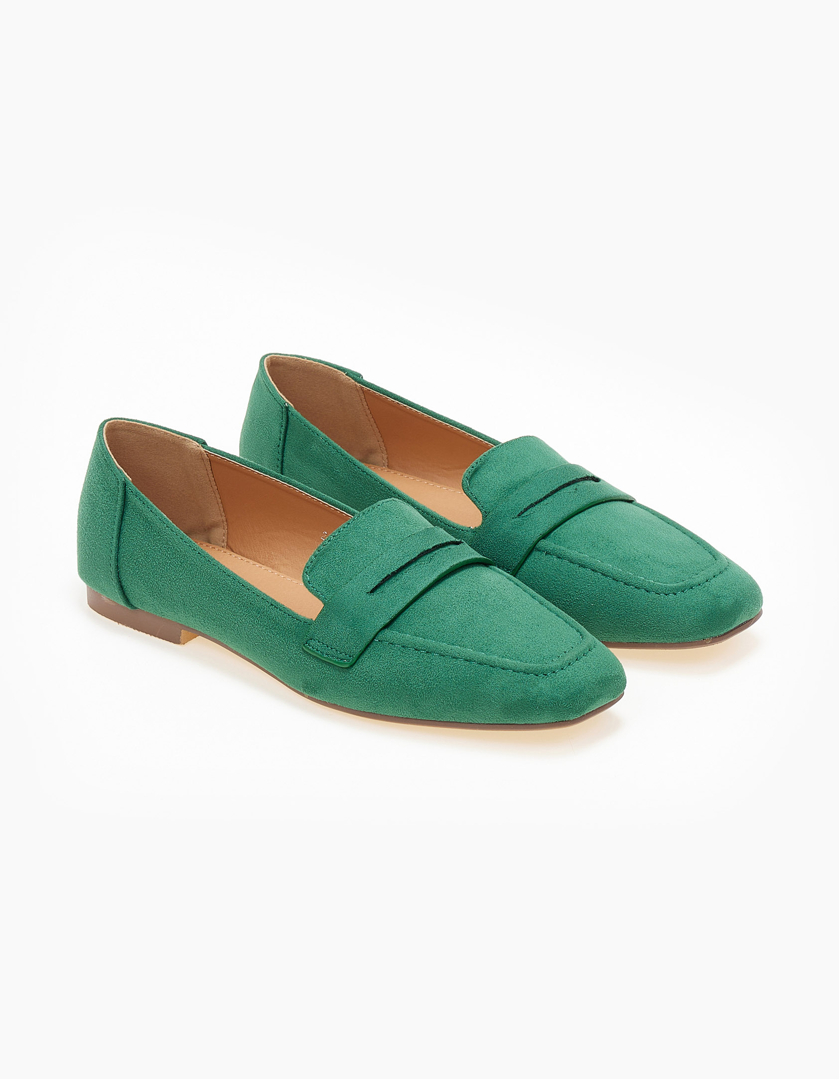 Suede loafers - Πράσινο Παπούτσια > Μοκασίνια