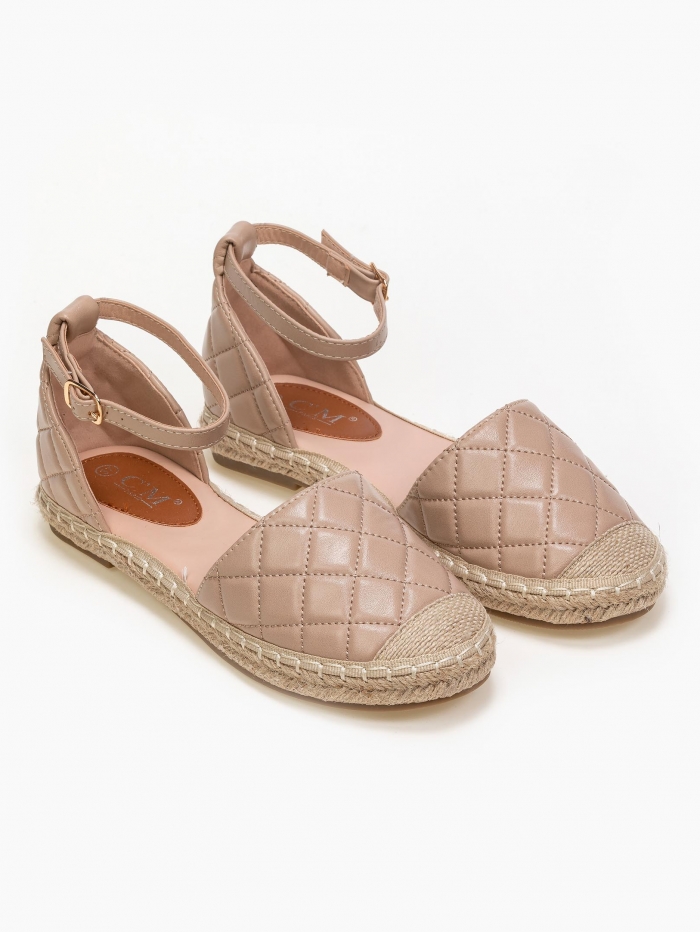 Εσπαντρίγιες με μπαρέτα και καπιτονέ σχέδιο