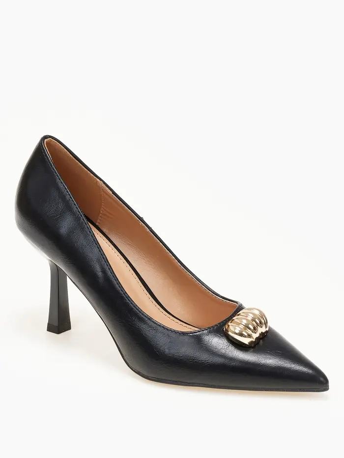 Γόβες με μεταλλική λεπτόμερεια