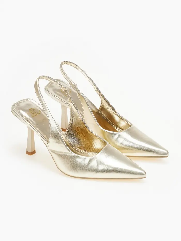 Open heel ψηλές γόβες