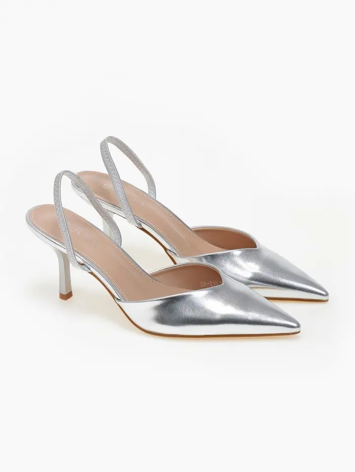 Slingback μυτερές γόβες