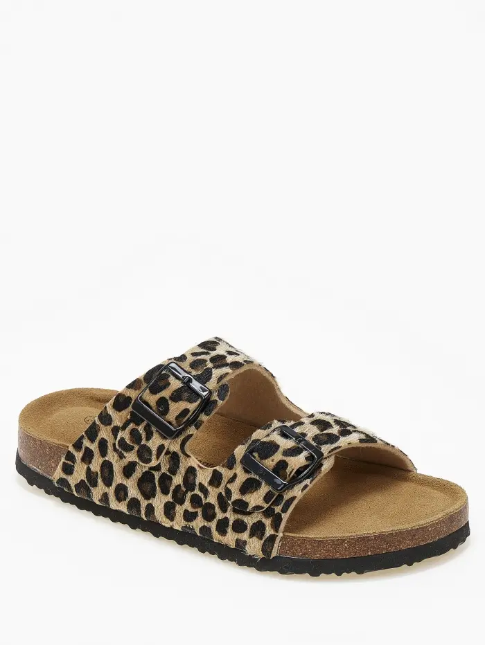 Γυναικεία σανδάλια flatform με ρυθμιζόμενα ζωνάκια και αγκράφες