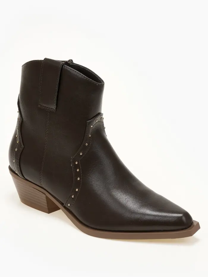 Μποτάκια cowboy με διακριτικά τρούκς