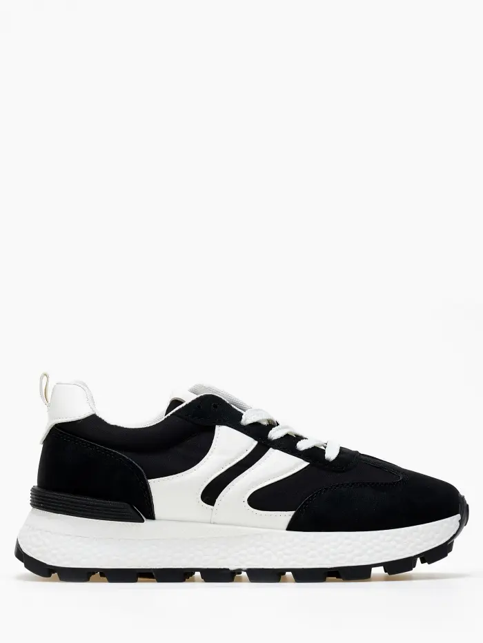 Γυναικεία sneakers με διχρωμία