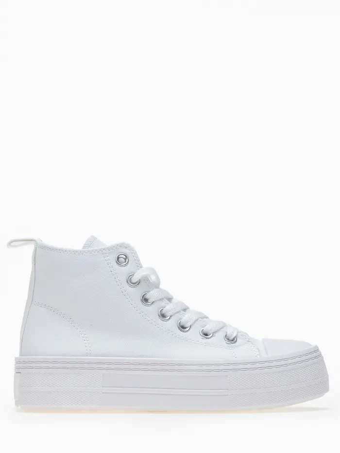 Γυναικεία sneakers μποτάκια, δίσολα, υφασμάτινα