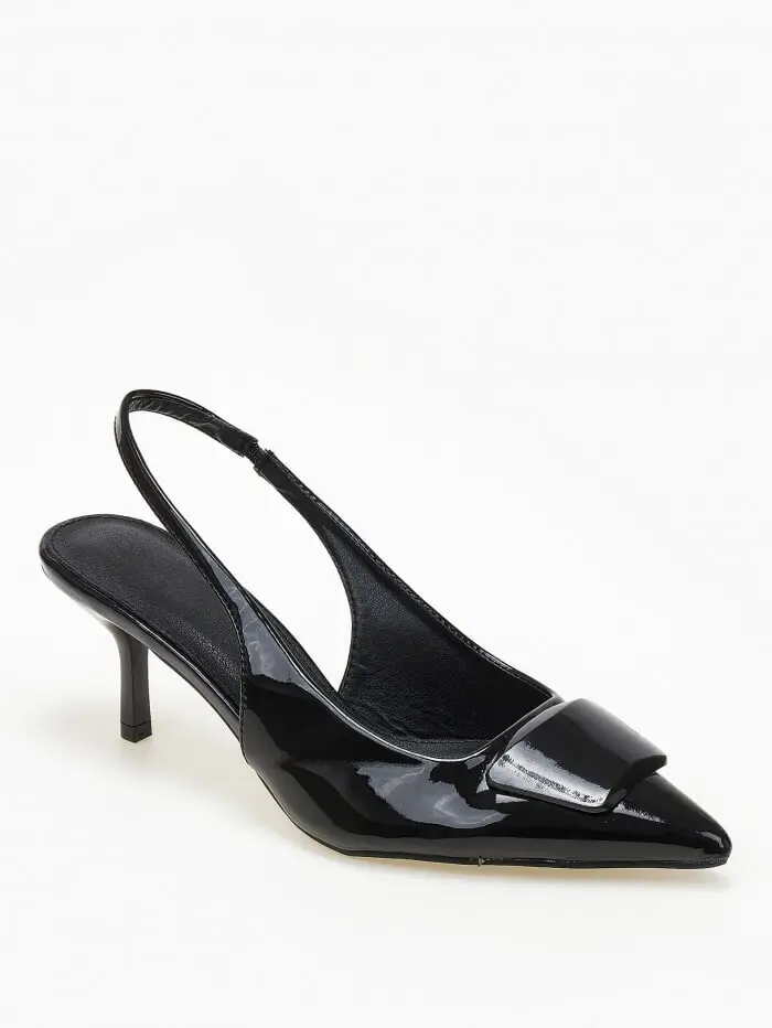 Slingback γόβες με αγκράφα