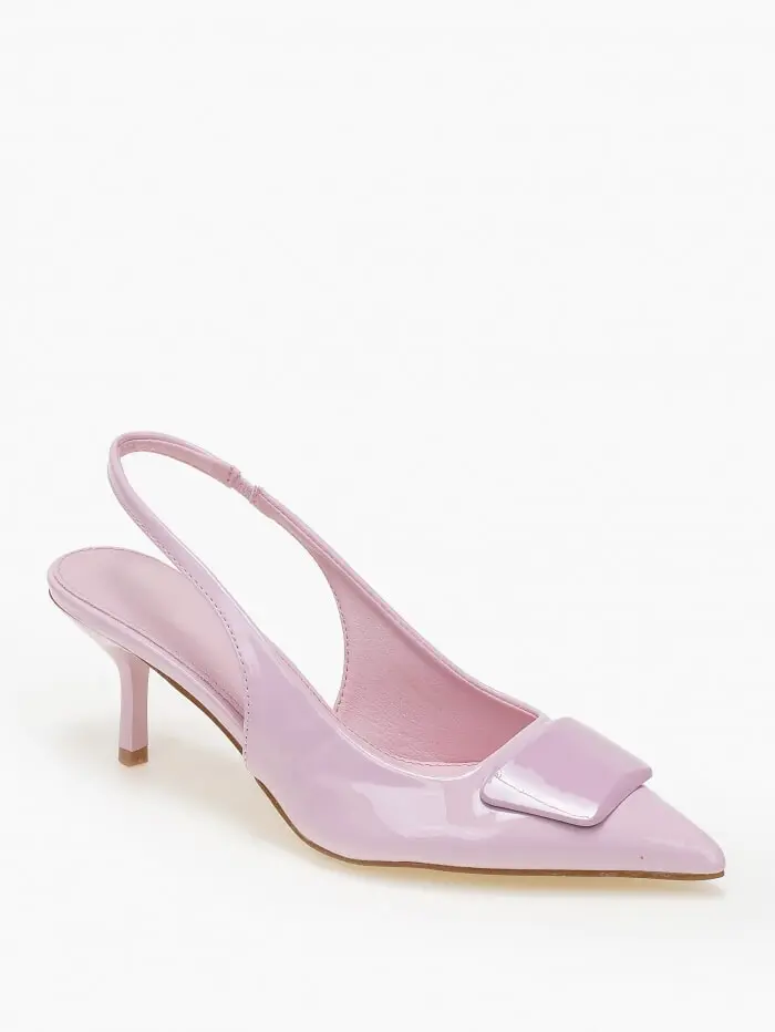 Slingback γόβες με αγκράφα
