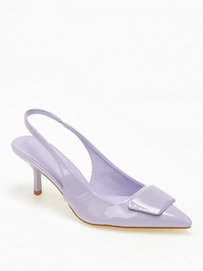 Slingback γόβες με αγκράφα