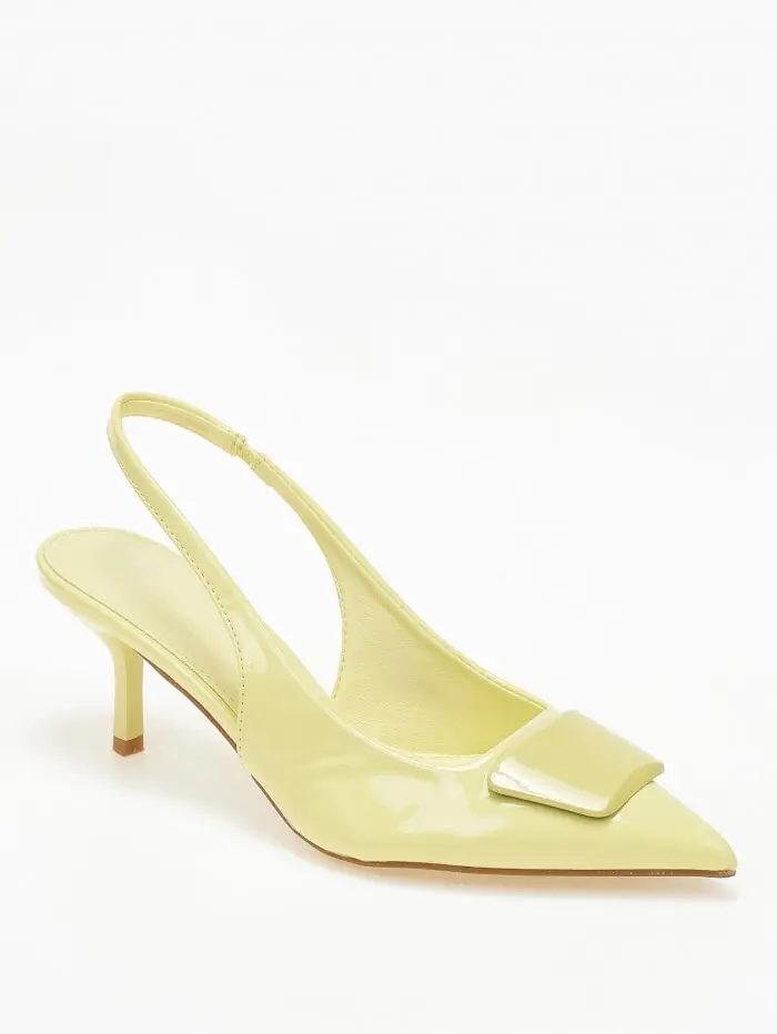 Slingback γόβες με αγκράφα