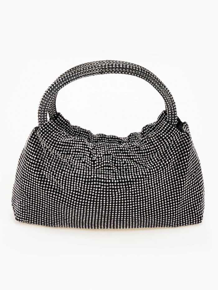 Βραδινή τσάντα χειρός με strass