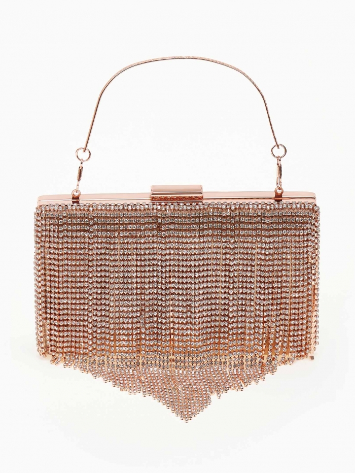 Βραδινό clutch με ιδιαίτερο σχέδιο