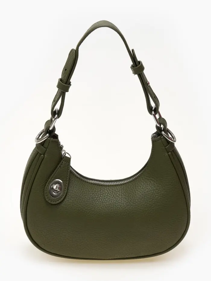 Τσαντα ώμου χιαστί με ανάγλυφη υφή