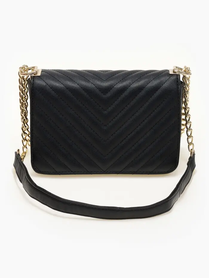 Τσάντα ώμου χιαστί καπιτονέ