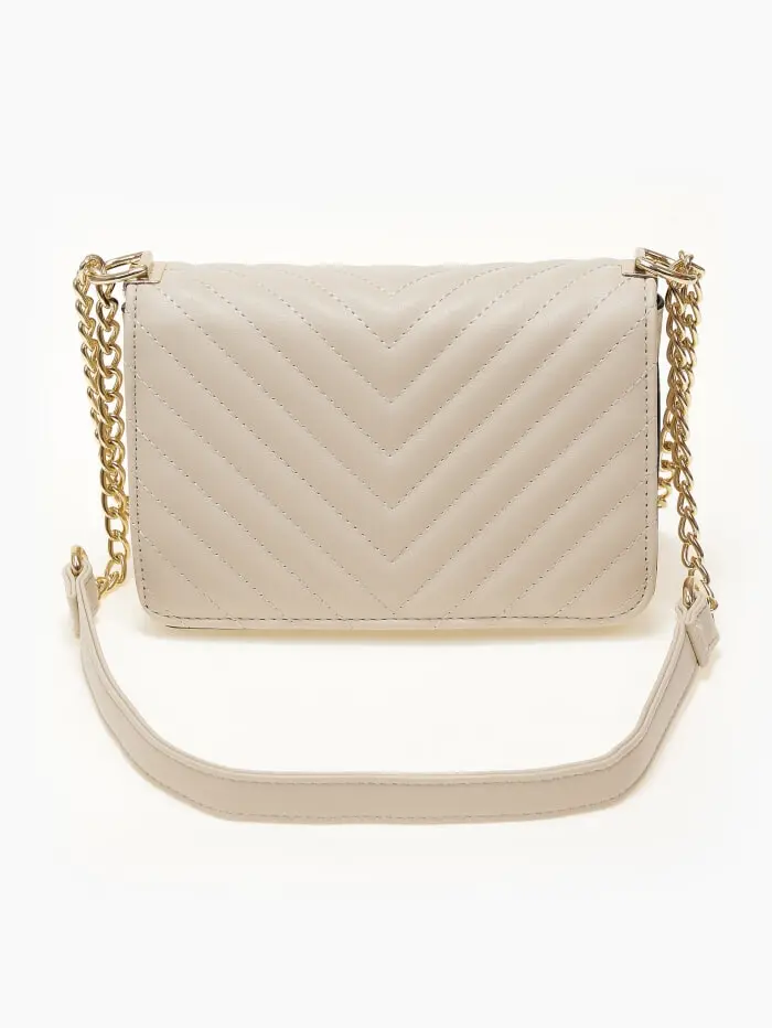 Τσάντα ώμου χιαστί καπιτονέ