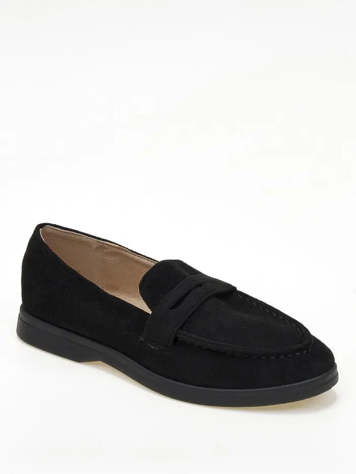 Loafers με suede υφή