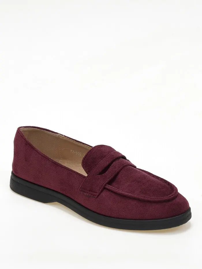 Loafers με suede υφή