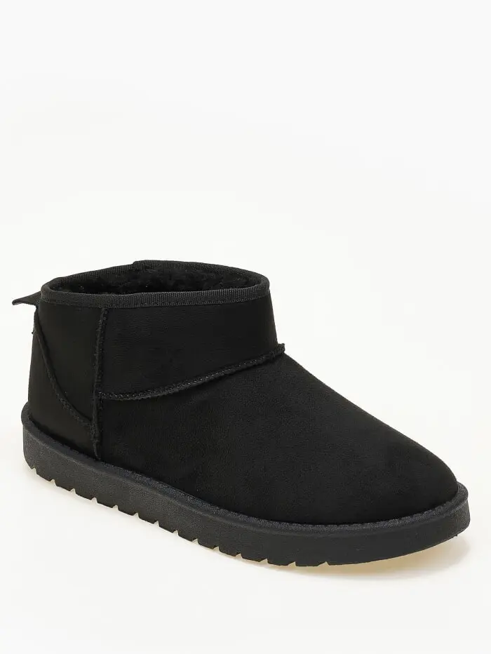 Μποτάκια suede με επένδυση