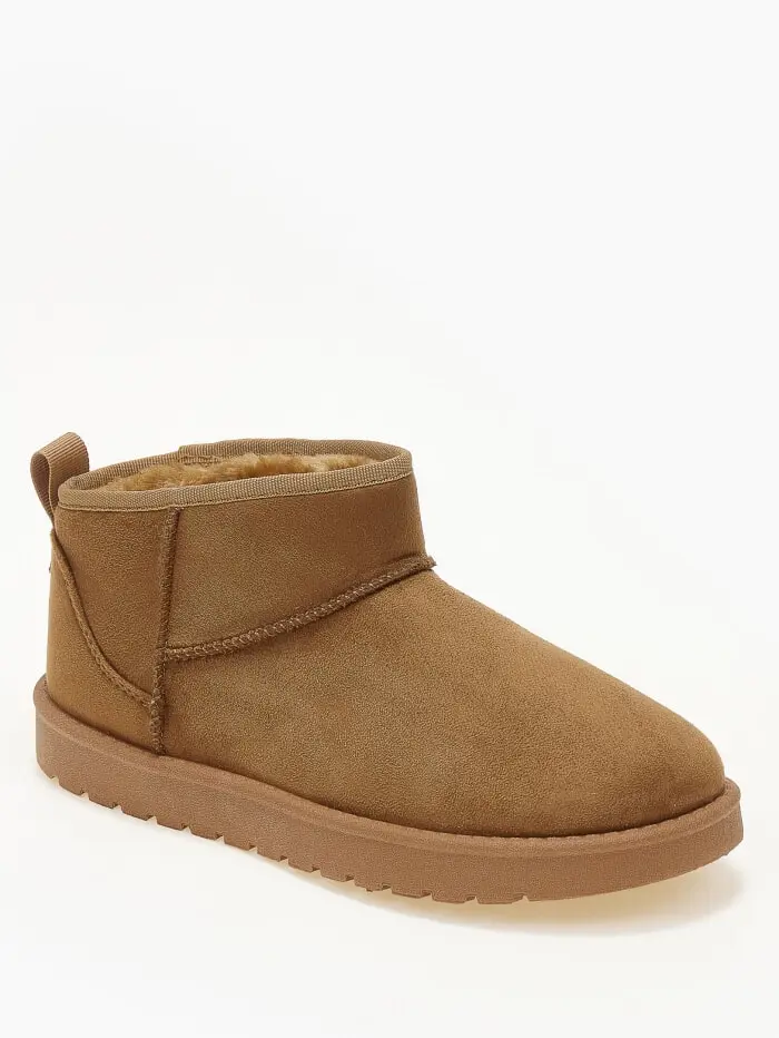 Μποτάκια suede με επένδυση