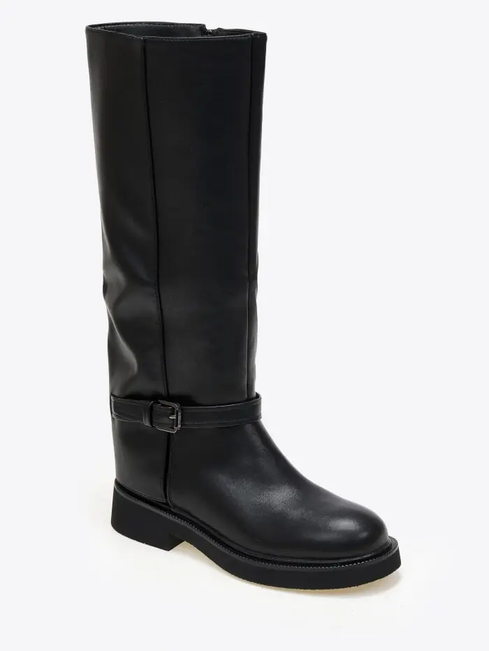 Μπότες ιππασίας με διακοσμητικό ζωνάκι