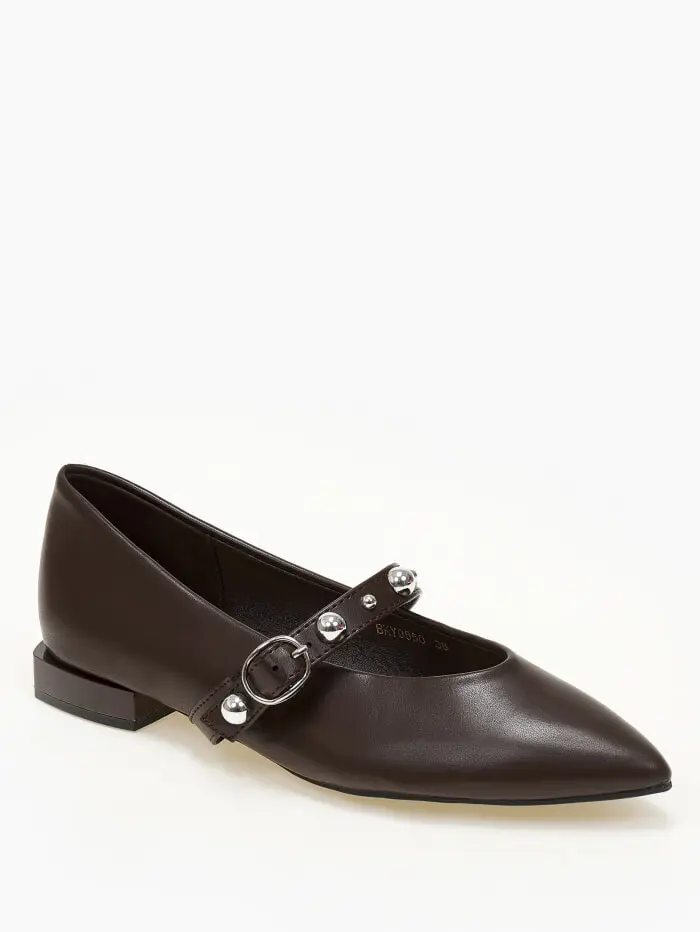 Μυτερές μπαλαρίνες με λουράκι & διακοσμητικά τρούκς