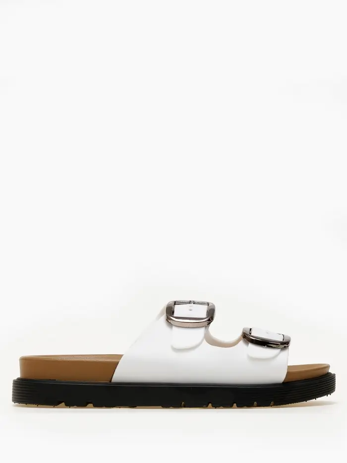 Σανδάλια flatform με ρυθμιζόμενα λουράκια