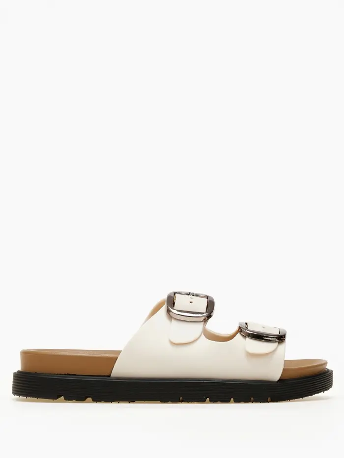Σανδάλια flatform με ρυθμιζόμενα λουράκια