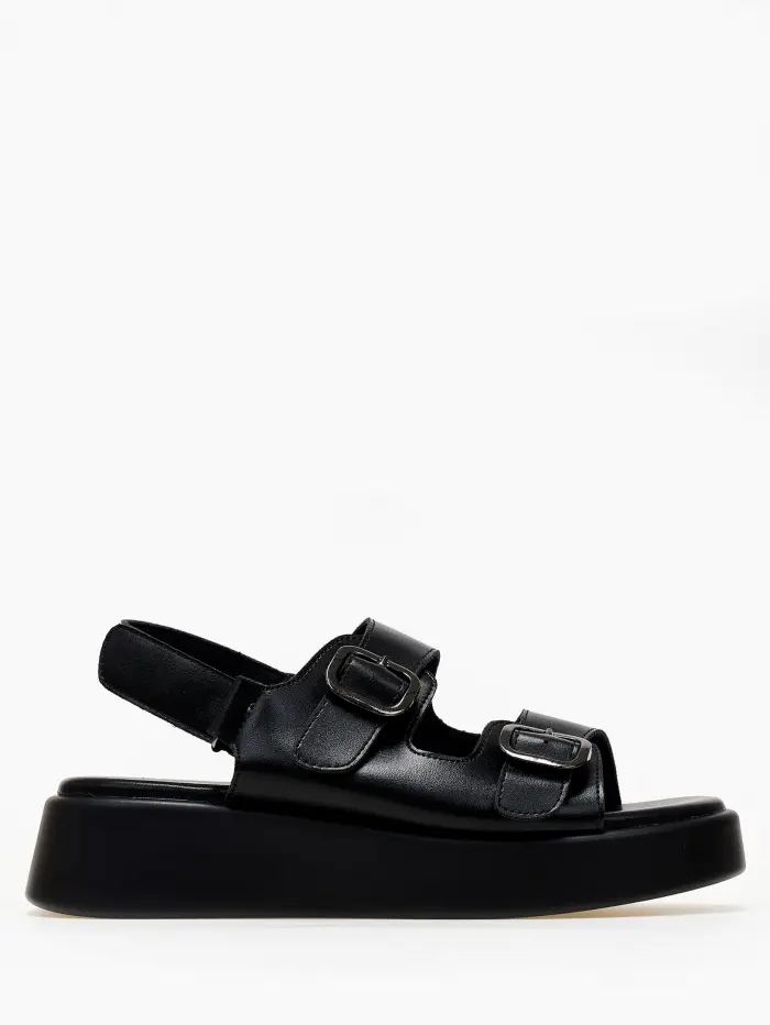 Σανδάλια flatform με ρυθμιζόμενα ζωνάκια