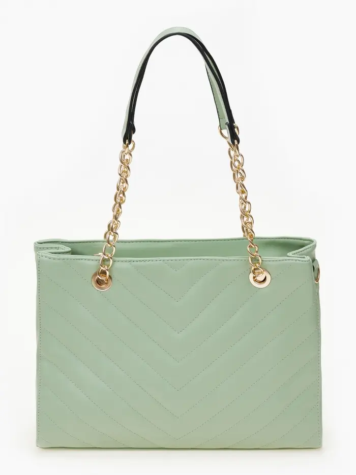 Τσάντα ώμου καπιτονέ