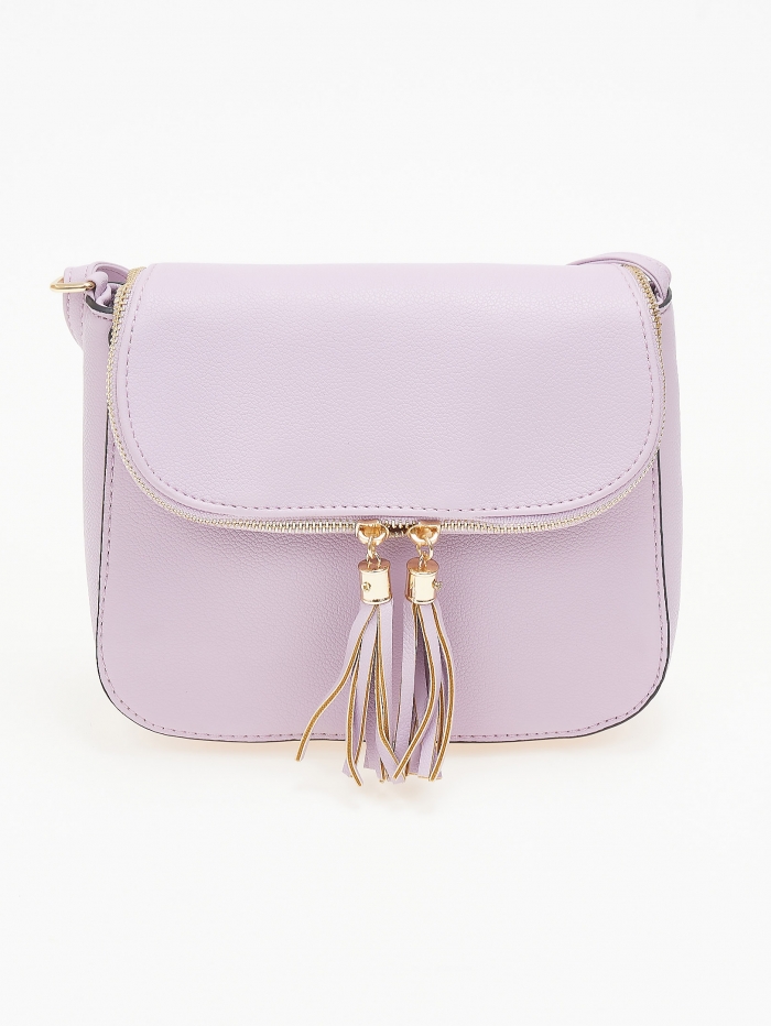 Τσαντάκι χιαστί με τσέπη στο καπάκι