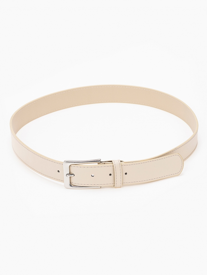 Κλασική ζώνη με τετράγωνη αγκράφα