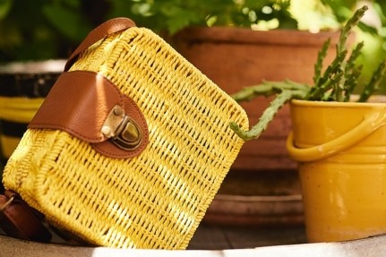 Straw bag