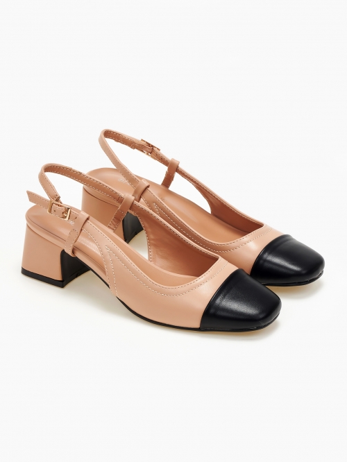 Γοβάκια με συνδυασμό χρωμάτων