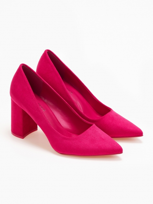 Γόβες με suede υφή