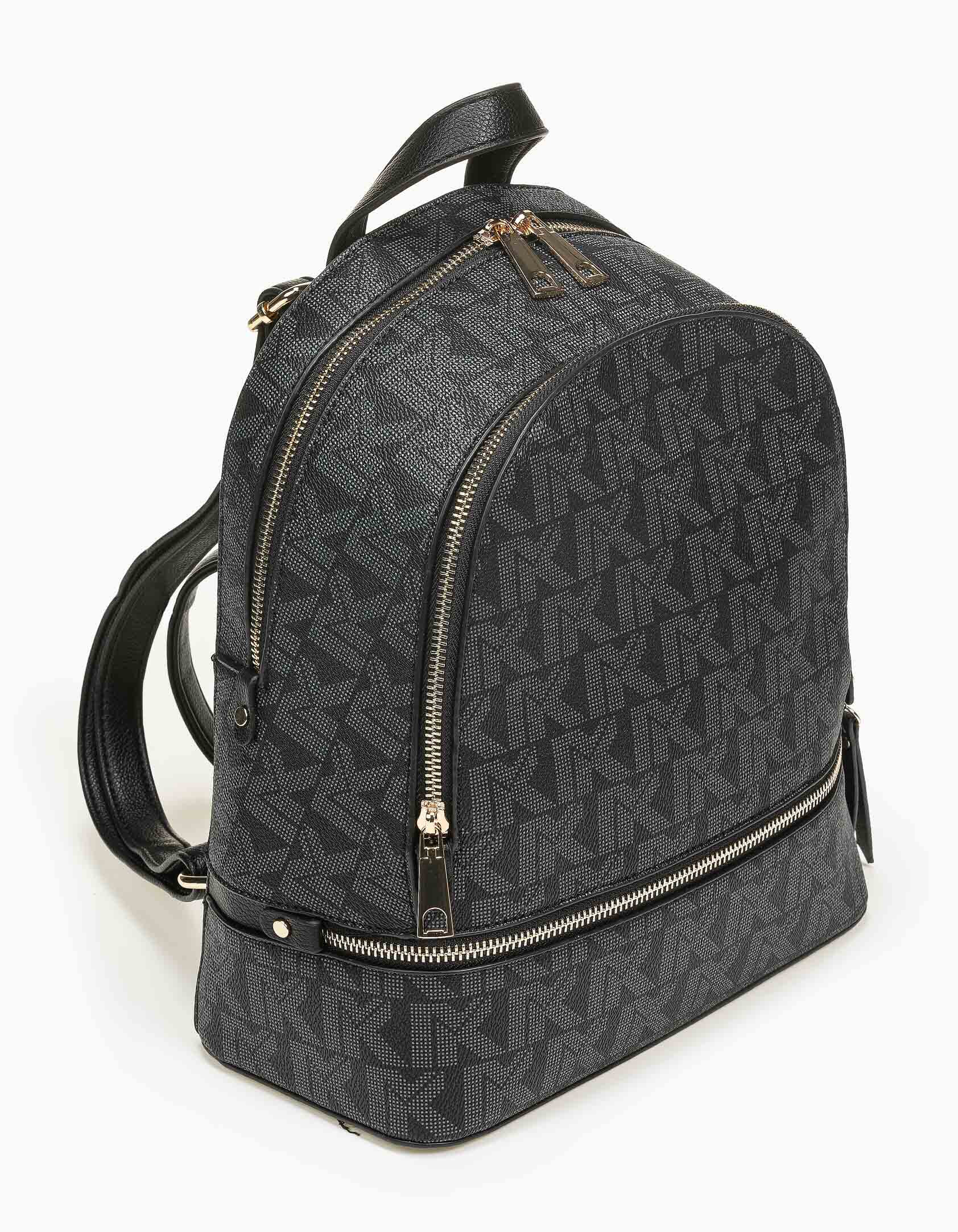 Τσάντα πλάτης με λογότυπο - Μαύρο