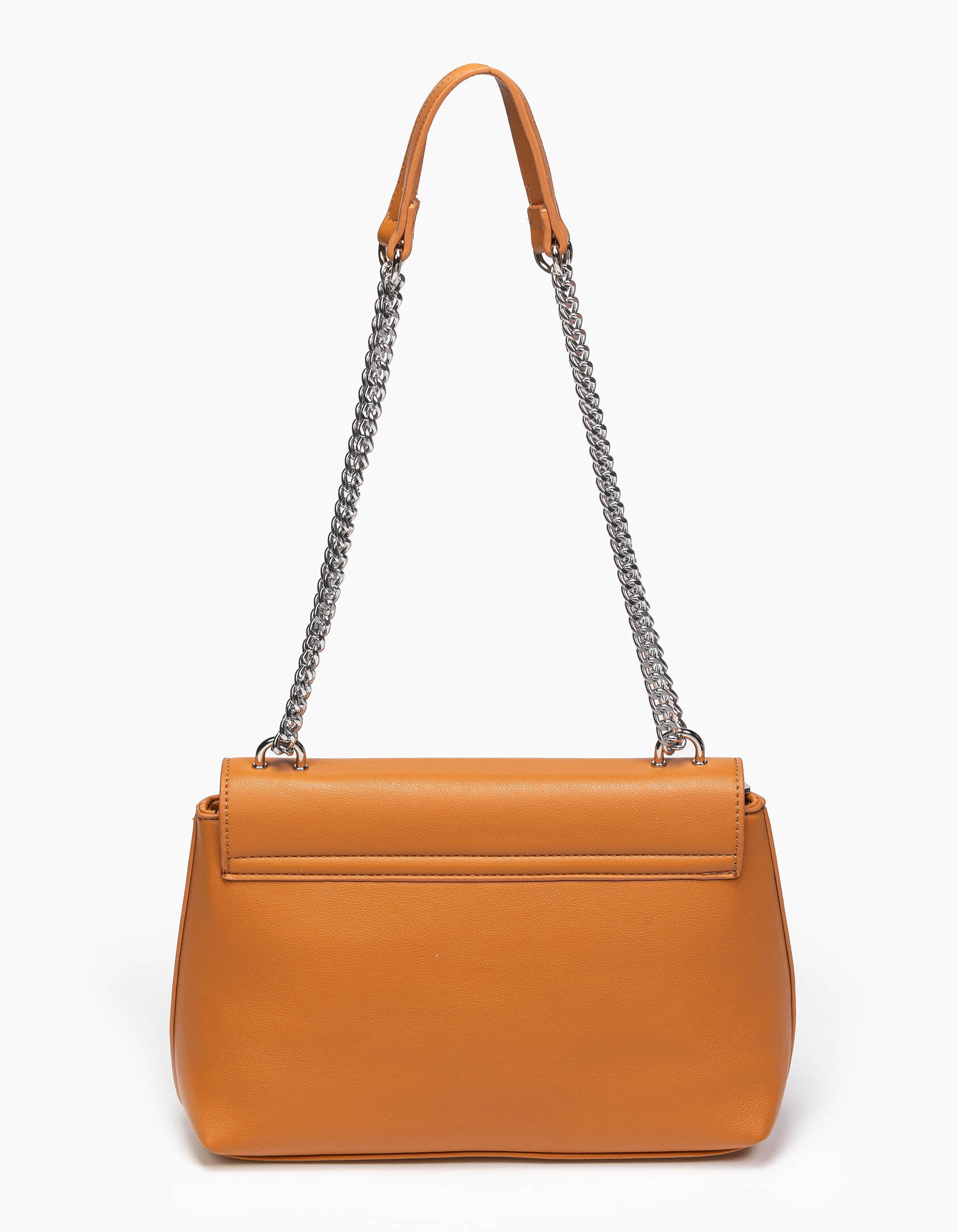 Τσάντα ώμου με αλυσίδα - Κάμελ φωτογραφία