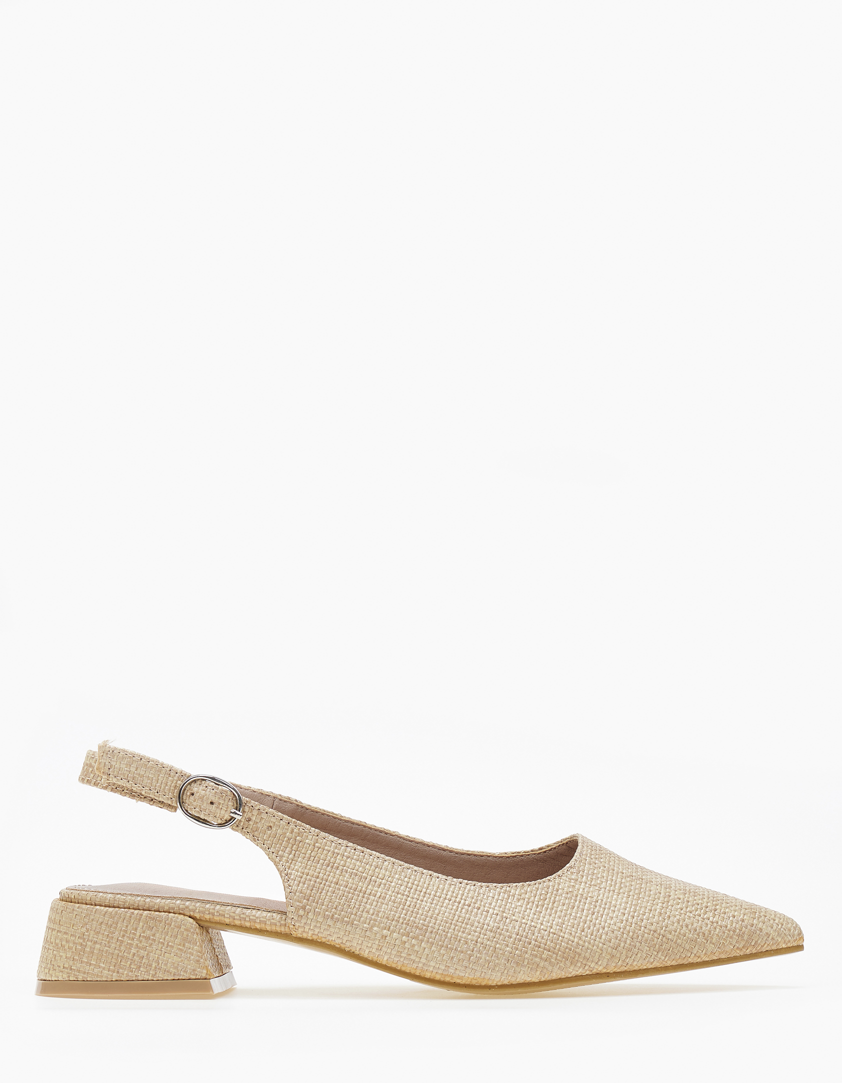 Χαμηλά εξώφτερνα μυτερά γοβάκια - Κάμελ